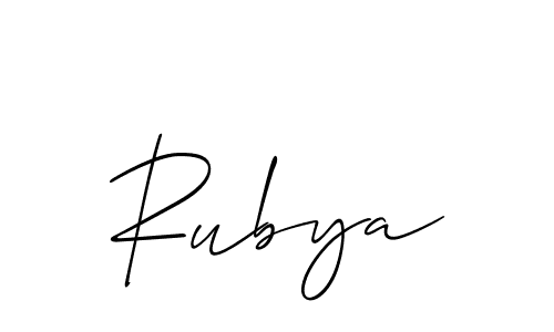 Also You can easily find your signature by using the search form. We will create Rubya name handwritten signature images for you free of cost using Allison_Script sign style. Rubya signature style 2 images and pictures png