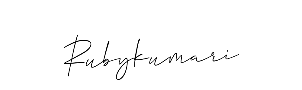 You can use this online signature creator to create a handwritten signature for the name Rubykumari. This is the best online autograph maker. Rubykumari signature style 2 images and pictures png
