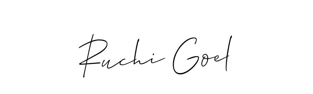 Check out images of Autograph of Ruchi Goel name. Actor Ruchi Goel Signature Style. Allison_Script is a professional sign style online. Ruchi Goel signature style 2 images and pictures png