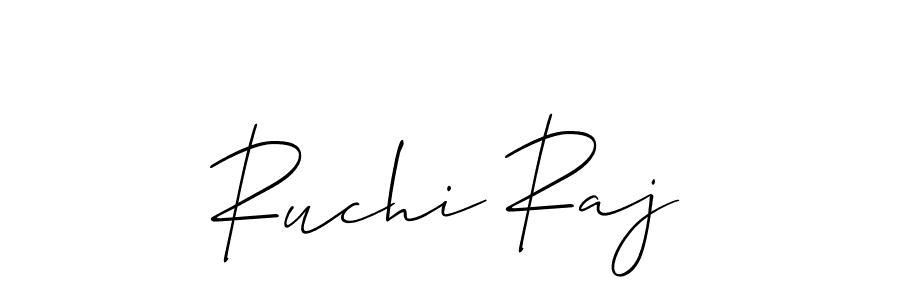 Also we have Ruchi Raj name is the best signature style. Create professional handwritten signature collection using Allison_Script autograph style. Ruchi Raj signature style 2 images and pictures png