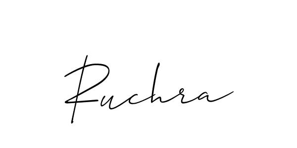 Similarly Allison_Script is the best handwritten signature design. Signature creator online .You can use it as an online autograph creator for name Ruchra. Ruchra signature style 2 images and pictures png