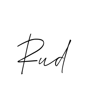 Best and Professional Signature Style for Rud. Allison_Script Best Signature Style Collection. Rud signature style 2 images and pictures png