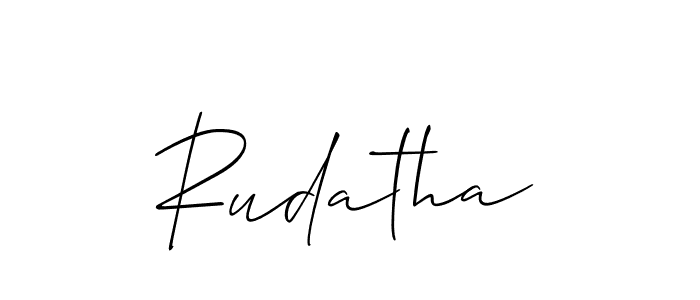 You can use this online signature creator to create a handwritten signature for the name Rudatha. This is the best online autograph maker. Rudatha signature style 2 images and pictures png