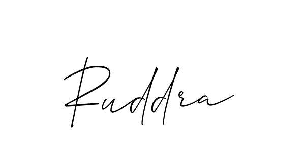 Make a beautiful signature design for name Ruddra. Use this online signature maker to create a handwritten signature for free. Ruddra signature style 2 images and pictures png