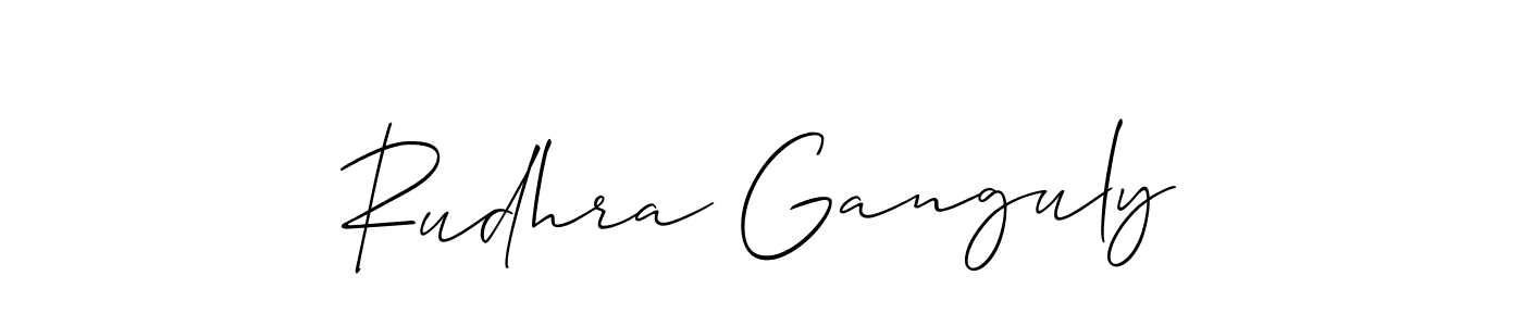 You can use this online signature creator to create a handwritten signature for the name Rudhra Ganguly. This is the best online autograph maker. Rudhra Ganguly signature style 2 images and pictures png