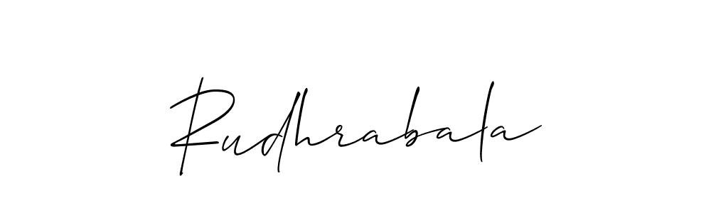 Make a beautiful signature design for name Rudhrabala. Use this online signature maker to create a handwritten signature for free. Rudhrabala signature style 2 images and pictures png