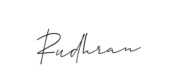 The best way (Allison_Script) to make a short signature is to pick only two or three words in your name. The name Rudhran include a total of six letters. For converting this name. Rudhran signature style 2 images and pictures png