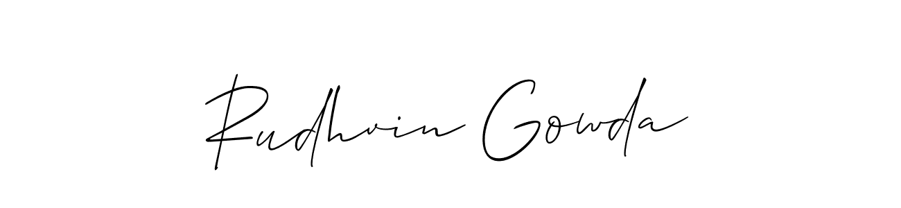 Once you've used our free online signature maker to create your best signature Allison_Script style, it's time to enjoy all of the benefits that Rudhvin Gowda name signing documents. Rudhvin Gowda signature style 2 images and pictures png