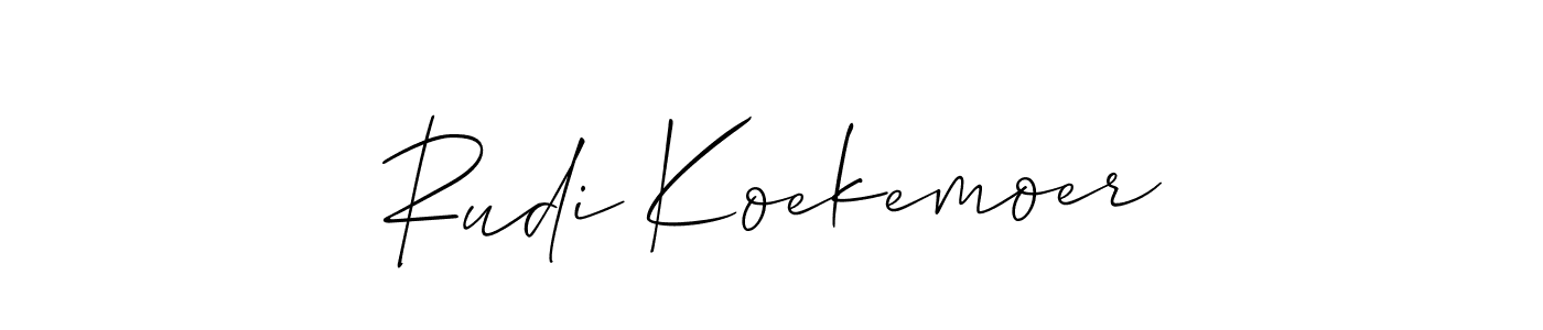 You can use this online signature creator to create a handwritten signature for the name Rudi Koekemoer. This is the best online autograph maker. Rudi Koekemoer signature style 2 images and pictures png