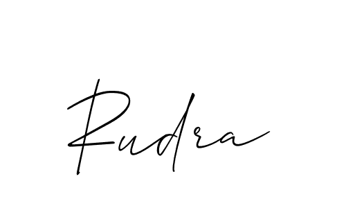 Also we have Rudra name is the best signature style. Create professional handwritten signature collection using Allison_Script autograph style. Rudra signature style 2 images and pictures png