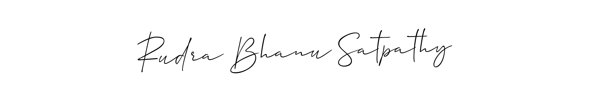 Once you've used our free online signature maker to create your best signature Allison_Script style, it's time to enjoy all of the benefits that Rudra Bhanu Satpathy name signing documents. Rudra Bhanu Satpathy signature style 2 images and pictures png