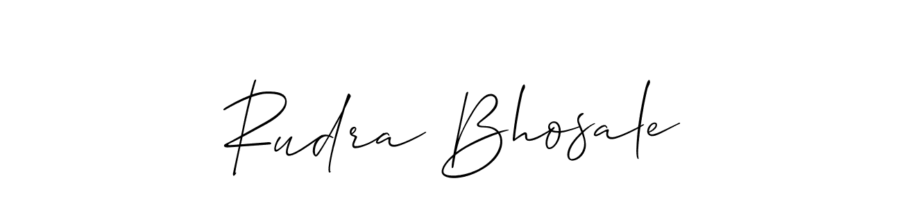 This is the best signature style for the Rudra Bhosale name. Also you like these signature font (Allison_Script). Mix name signature. Rudra Bhosale signature style 2 images and pictures png