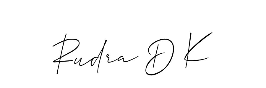 You can use this online signature creator to create a handwritten signature for the name Rudra D K. This is the best online autograph maker. Rudra D K signature style 2 images and pictures png