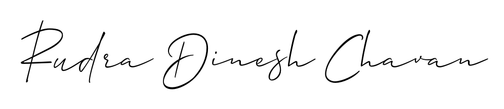 Make your name Rudra Dinesh Chavan memorable on every contract using Allison_Script autograph style. Instant transparent background export available. Rudra Dinesh Chavan signature style 2 images and pictures png