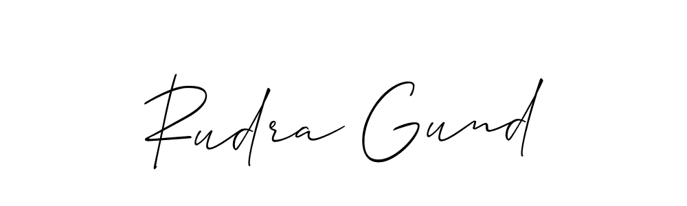 Check out images of Autograph of Rudra Gund name. Actor Rudra Gund Signature Style. Allison_Script is a professional sign style online. Rudra Gund signature style 2 images and pictures png