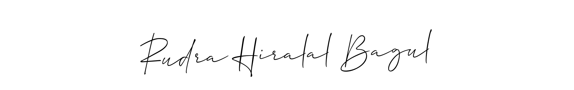 How to Draw Rudra Hiralal Bagul signature style? Allison_Script is a latest design signature styles for name Rudra Hiralal Bagul. Rudra Hiralal Bagul signature style 2 images and pictures png