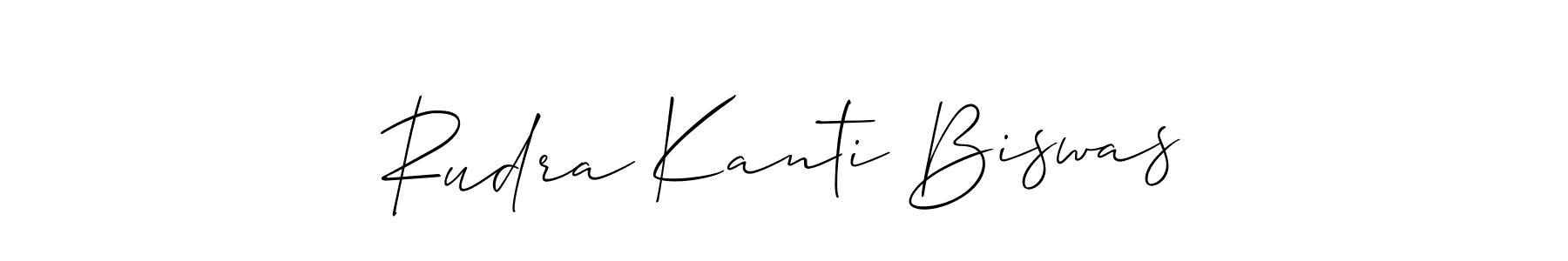 Make a short Rudra Kanti Biswas signature style. Manage your documents anywhere anytime using Allison_Script. Create and add eSignatures, submit forms, share and send files easily. Rudra Kanti Biswas signature style 2 images and pictures png