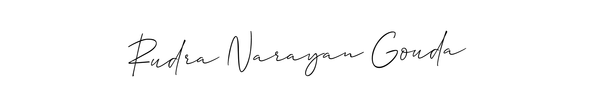 You can use this online signature creator to create a handwritten signature for the name Rudra Narayan Gouda. This is the best online autograph maker. Rudra Narayan Gouda signature style 2 images and pictures png
