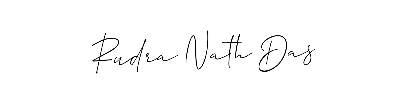 Also we have Rudra Nath Das name is the best signature style. Create professional handwritten signature collection using Allison_Script autograph style. Rudra Nath Das signature style 2 images and pictures png