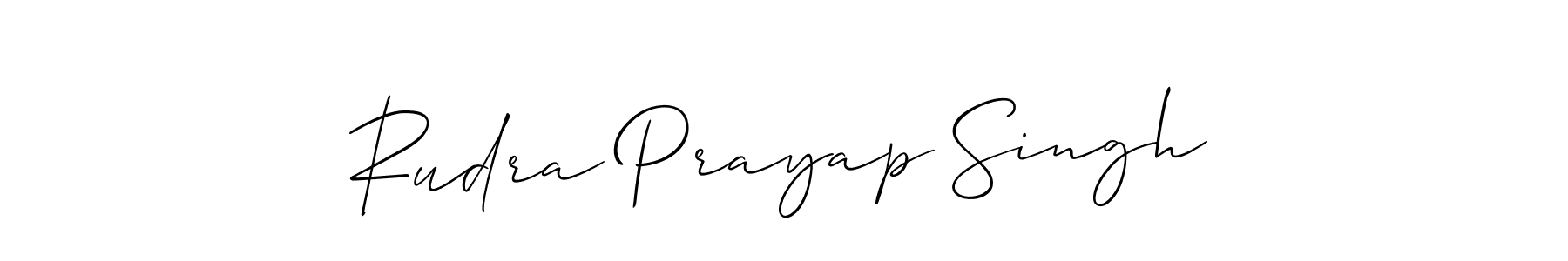 if you are searching for the best signature style for your name Rudra Prayap Singh. so please give up your signature search. here we have designed multiple signature styles  using Allison_Script. Rudra Prayap Singh signature style 2 images and pictures png