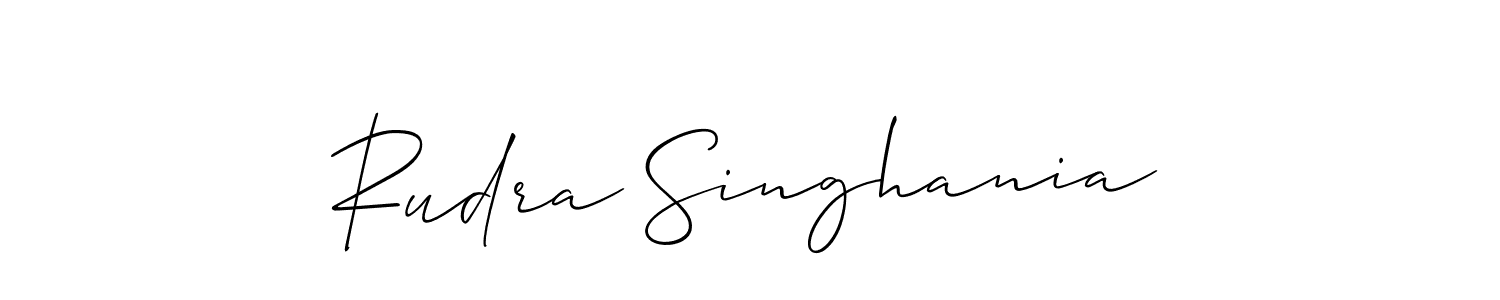 Check out images of Autograph of Rudra Singhania name. Actor Rudra Singhania Signature Style. Allison_Script is a professional sign style online. Rudra Singhania signature style 2 images and pictures png