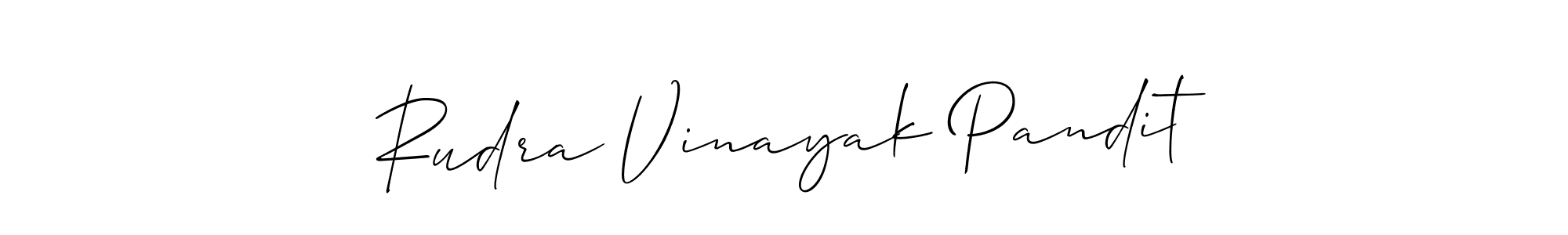 It looks lik you need a new signature style for name Rudra Vinayak Pandit. Design unique handwritten (Allison_Script) signature with our free signature maker in just a few clicks. Rudra Vinayak Pandit signature style 2 images and pictures png