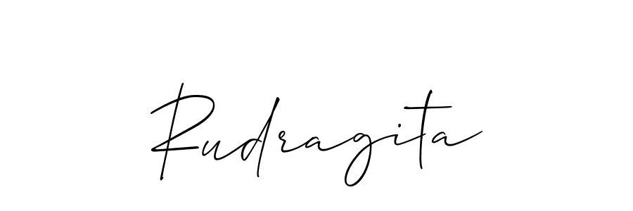 How to make Rudragita signature? Allison_Script is a professional autograph style. Create handwritten signature for Rudragita name. Rudragita signature style 2 images and pictures png