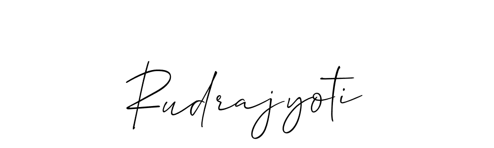 Also we have Rudrajyoti name is the best signature style. Create professional handwritten signature collection using Allison_Script autograph style. Rudrajyoti signature style 2 images and pictures png