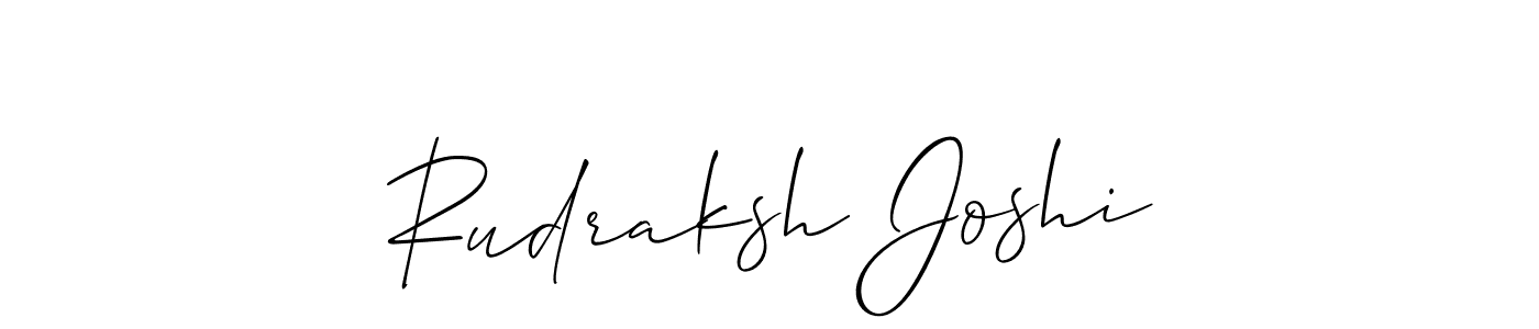 How to Draw Rudraksh Joshi signature style? Allison_Script is a latest design signature styles for name Rudraksh Joshi. Rudraksh Joshi signature style 2 images and pictures png