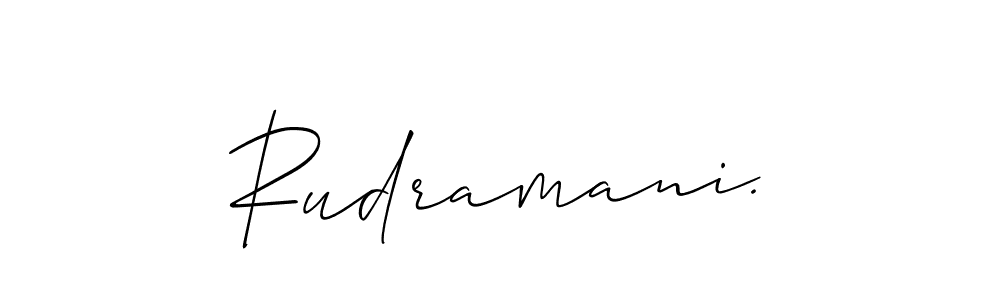 How to Draw Rudramani. signature style? Allison_Script is a latest design signature styles for name Rudramani.. Rudramani. signature style 2 images and pictures png