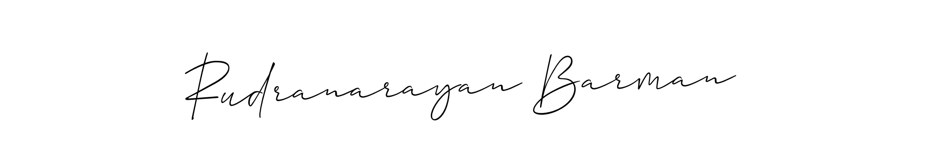 Rudranarayan Barman stylish signature style. Best Handwritten Sign (Allison_Script) for my name. Handwritten Signature Collection Ideas for my name Rudranarayan Barman. Rudranarayan Barman signature style 2 images and pictures png