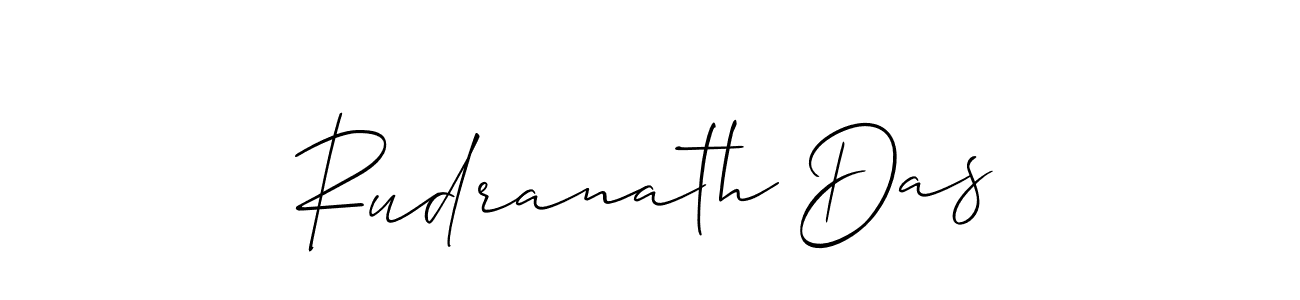 How to make Rudranath Das name signature. Use Allison_Script style for creating short signs online. This is the latest handwritten sign. Rudranath Das signature style 2 images and pictures png