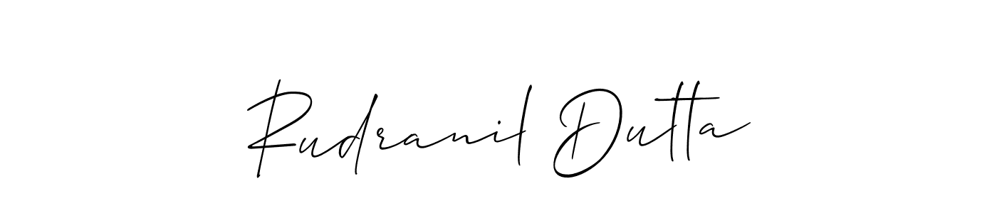 Also we have Rudranil Dutta name is the best signature style. Create professional handwritten signature collection using Allison_Script autograph style. Rudranil Dutta signature style 2 images and pictures png