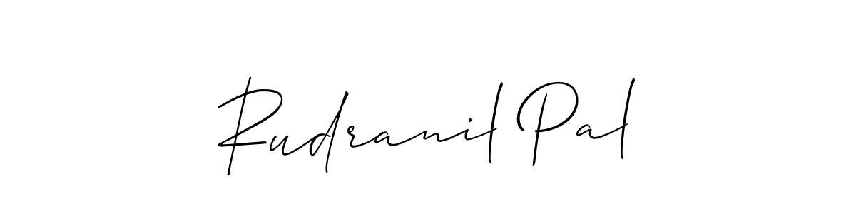 Rudranil Pal stylish signature style. Best Handwritten Sign (Allison_Script) for my name. Handwritten Signature Collection Ideas for my name Rudranil Pal. Rudranil Pal signature style 2 images and pictures png