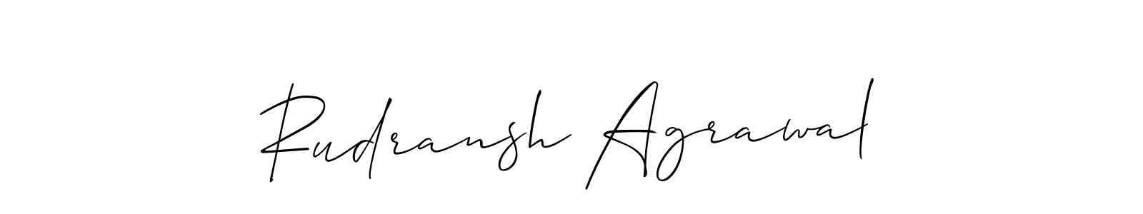 Once you've used our free online signature maker to create your best signature Allison_Script style, it's time to enjoy all of the benefits that Rudransh Agrawal name signing documents. Rudransh Agrawal signature style 2 images and pictures png