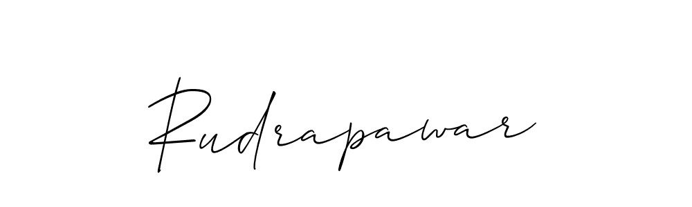 Also we have Rudrapawar name is the best signature style. Create professional handwritten signature collection using Allison_Script autograph style. Rudrapawar signature style 2 images and pictures png