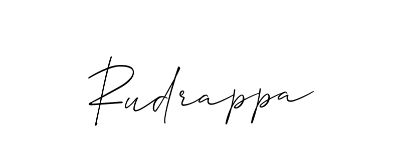 if you are searching for the best signature style for your name Rudrappa. so please give up your signature search. here we have designed multiple signature styles  using Allison_Script. Rudrappa signature style 2 images and pictures png