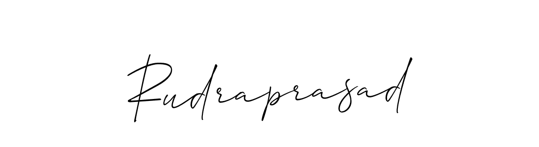 Create a beautiful signature design for name Rudraprasad. With this signature (Allison_Script) fonts, you can make a handwritten signature for free. Rudraprasad signature style 2 images and pictures png