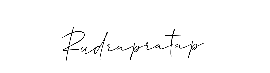 if you are searching for the best signature style for your name Rudrapratap. so please give up your signature search. here we have designed multiple signature styles  using Allison_Script. Rudrapratap signature style 2 images and pictures png