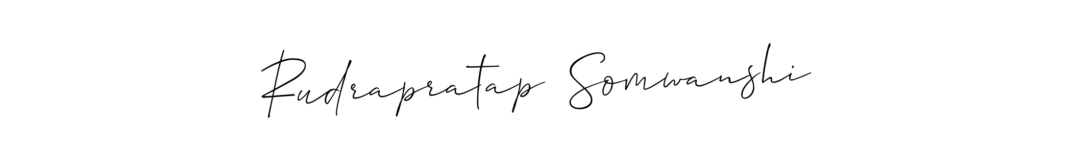 How to make Rudrapratap  Somwanshi signature? Allison_Script is a professional autograph style. Create handwritten signature for Rudrapratap  Somwanshi name. Rudrapratap  Somwanshi signature style 2 images and pictures png