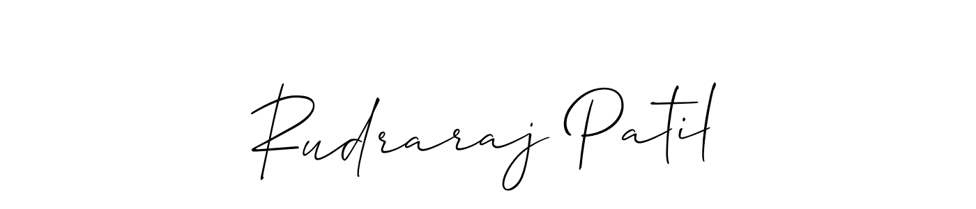 The best way (Allison_Script) to make a short signature is to pick only two or three words in your name. The name Rudraraj Patil include a total of six letters. For converting this name. Rudraraj Patil signature style 2 images and pictures png