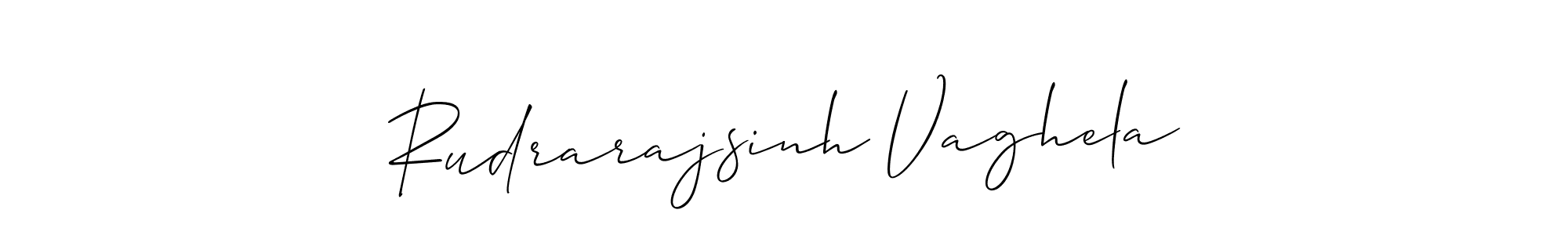 Also we have Rudrarajsinh Vaghela name is the best signature style. Create professional handwritten signature collection using Allison_Script autograph style. Rudrarajsinh Vaghela signature style 2 images and pictures png