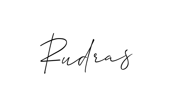 Also You can easily find your signature by using the search form. We will create Rudras name handwritten signature images for you free of cost using Allison_Script sign style. Rudras signature style 2 images and pictures png