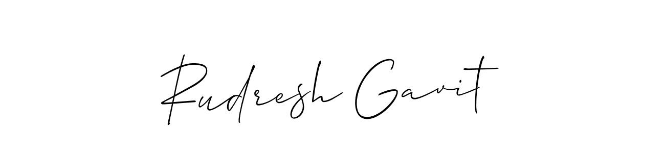 Best and Professional Signature Style for Rudresh Gavit. Allison_Script Best Signature Style Collection. Rudresh Gavit signature style 2 images and pictures png