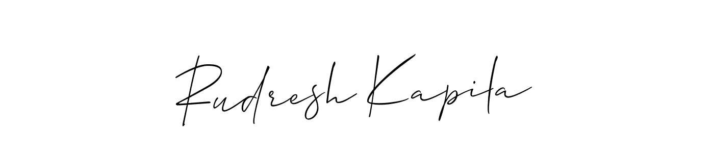 Check out images of Autograph of Rudresh Kapila name. Actor Rudresh Kapila Signature Style. Allison_Script is a professional sign style online. Rudresh Kapila signature style 2 images and pictures png