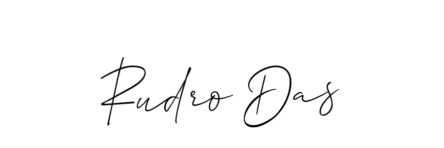 You should practise on your own different ways (Allison_Script) to write your name (Rudro Das) in signature. don't let someone else do it for you. Rudro Das signature style 2 images and pictures png