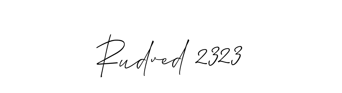 Design your own signature with our free online signature maker. With this signature software, you can create a handwritten (Allison_Script) signature for name Rudved 2323. Rudved 2323 signature style 2 images and pictures png