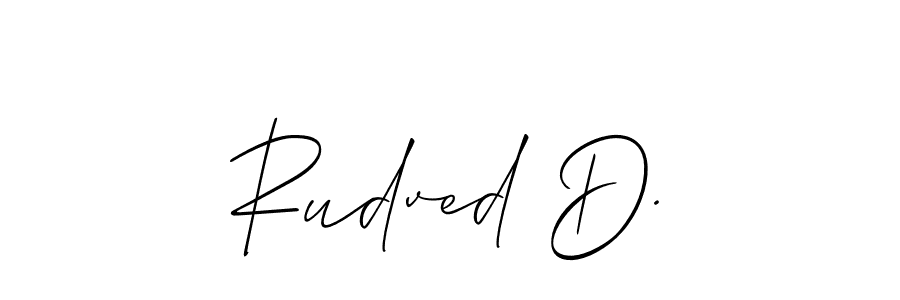 Once you've used our free online signature maker to create your best signature Allison_Script style, it's time to enjoy all of the benefits that Rudved D. name signing documents. Rudved D. signature style 2 images and pictures png