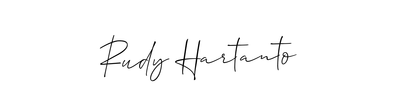 Best and Professional Signature Style for Rudy Hartanto. Allison_Script Best Signature Style Collection. Rudy Hartanto signature style 2 images and pictures png