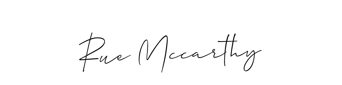 Design your own signature with our free online signature maker. With this signature software, you can create a handwritten (Allison_Script) signature for name Rue Mccarthy. Rue Mccarthy signature style 2 images and pictures png